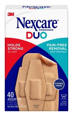 Image of Nexcare DUO Bandage, Assorted (40 Count)