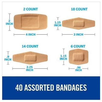 Image of Nexcare DUO Bandage, Assorted (40 Count)