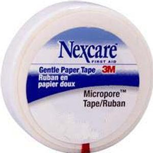 Image of Nexcare Micropore Paper Hypoallergenic Tape 1/2" x 10 yds.