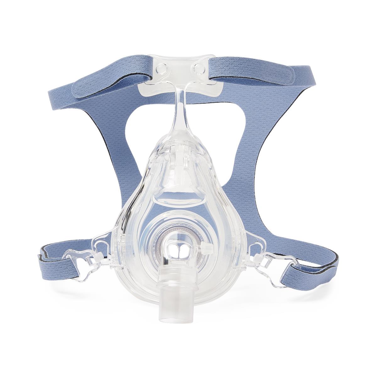 Image of NIV Full-Face Mask with Headgear, Antiasphyxia Valve, Nonvented, Size L