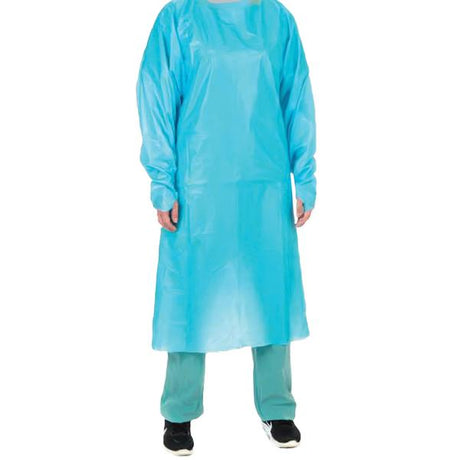 Image of Non-Surgical Polyethylene Isolation Gown, AAMI Level 2
