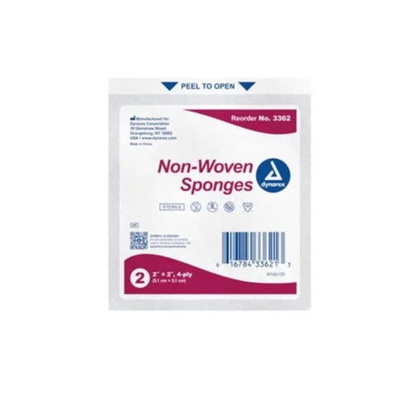 Image of Non-Woven Sponges 2" x 2", 4-Ply, Sterile 2's
