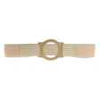 Image of Nu-Comfort 2" Wide Beige Support Belt 2-1/4" I.D. Ring Plate 41" - 46" Waist X-Large, Latex-Free