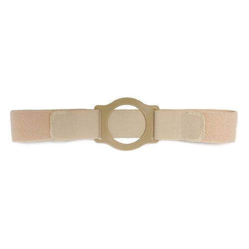 Image of Nu-Comfort 2" Wide Beige Support Belt 2-1/4" I.D. Ring Plate 41" - 46" Waist X-Large, Latex-Free