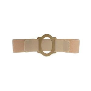 Image of Nu-Comfort 2" Wide Beige Support Belt 2-5/8" I.D. Ring Plate 36"-40" Waist Large, Latex-Free