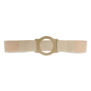 Image of Nu-Comfort 2" Wide Beige Support Belt 2-7/8" x 3-3/8" I.D. Ring Plate 28"-31" Waist Small, Latex-Free