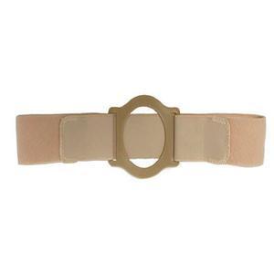 Image of Nu-Comfort 2" Wide Beige Support Belt 3-1/8" I.D. Ring Plate 32"-35" Waist Medium, Latex-Free