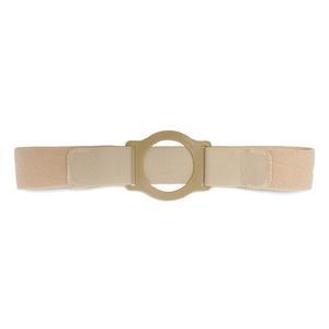 Image of Nu-Comfort 2" Wide Beige Support Belt 3-3/8" I.D. Ring Plate 36"-40" Waist Large, Latex-Free