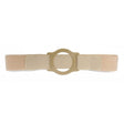 Image of Nu-Comfort 2" Wide Beige Support Belt 3" I.D. Ring Plate 36"-40" Waist Large, Latex-Free