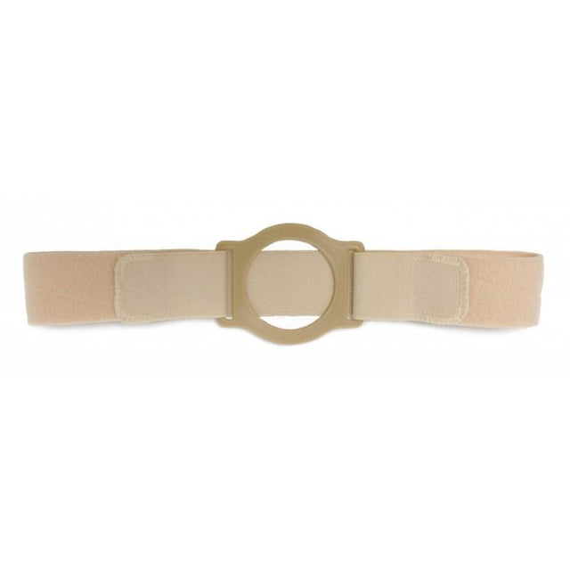 Image of Nu-Comfort 2" Wide Beige Support Belt 3" I.D. Ring Plate 36"-40" Waist Large, Latex-Free