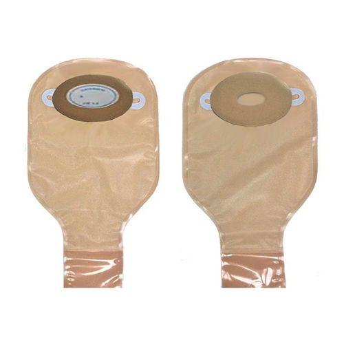 Image of Nu-Flex Adult Oval Drainable Pouch 1-1/4" x 1-1/2" Pre-Cut Deep Convex