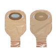 Image of Nu-Flex Adult Post-Op Drain Pouch Custom Pre-Cut 1" x 1-1/8" With Barrier, Roll-Up, Convex