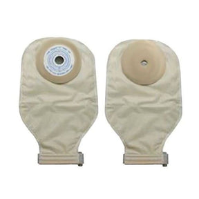 Image of Nu-Flex Mid-Size Post-Op Urinary Pouch with Deep Convexity Flutter Valve 3/4" x 1-1/2" Trim to Fit