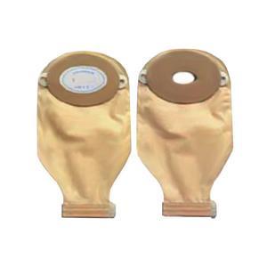 Image of Nu-Flex Oval D Adult Post-Op Drain Pouch Flat With Trim Shield, 1-1/2" x 2-3/4" Pre-Cut