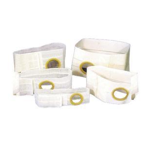 Image of Nu-Form 8" Beige Support Belt Prolapse Strap 3-3/8" Opening Placed 1-1/2" From Bottom, Large, Left