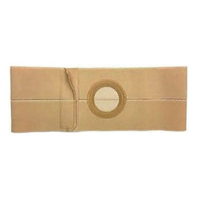 Image of Nu-Form Beige Support Belt 2-1/4" Belt Ring Placed 3" From Bottom 7" Wide 32" - 35" Waist Medium, Left