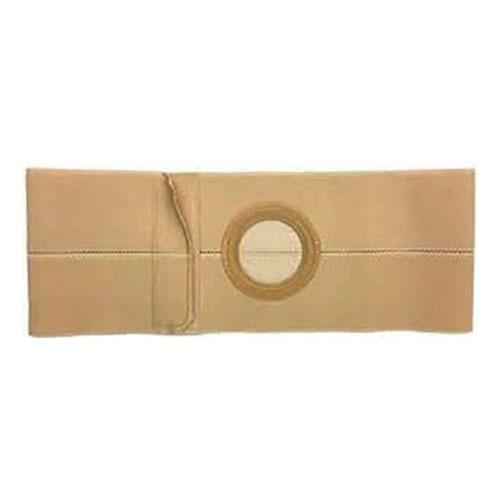 Image of Nu-Form Beige Support Belt 2-7/8" x 3-3/8" Belt Ring 1-1/2" From Bottom Contoured, 9" Wide 47" - 52" Waist 2X-Large, Left