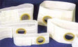 Image of Nu-Form Beige Support Belt 3-1/2" Center Opening 6" Wide 47" - 52" Waist 2X-Large