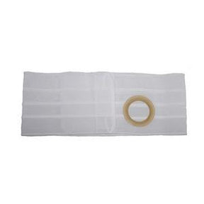 Image of Nu-Form Beige Support Belt 4-1/2" Opening Placed 1-1/2" from Bottom 7" Wide 47" - 52" Waist 2X-Large, Left