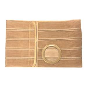 Image of Nu-Form Beige Support Belt 4" Belt Ring 1-1/2" From Bottom Contoured 9" Wide 36" - 40" Waist Large