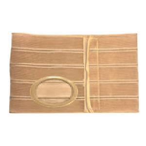Image of Nu-Form Beige Support Belt Medium Oval Opening 1-1/2" From Bottom 9" Wide 47" - 52" Waist 2X-Large