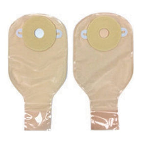 Image of Nu-Hope Drainable Pouch, 1-1/4'' Stoma, Pre-Cut, Post-Operative, Half Convex, Roll-Up Closure, Adult, 24 oz
