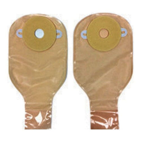 Image of Nu-Hope Drainable Pouch, 7/8" Stoma, Round Opening, Pre-Cut, Convex, Nu-Comfort Standard Wear Barrier, Opaque, Adult, 24 oz