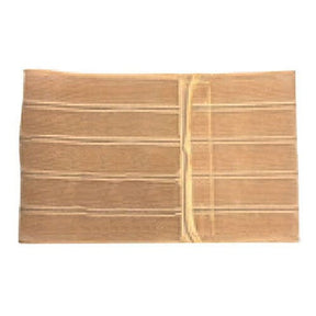 Image of Nu-Hope Nu-Form™ Support Belt, 3-1/4" Stoma, 9" Wide, Right, 1-1/2" From Bottom, Contoured, Large (36" to 41" Waist), Beige