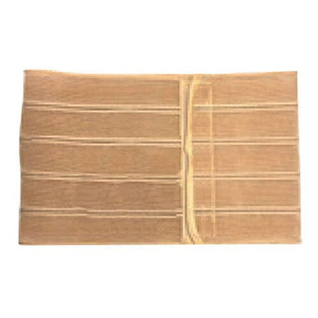 Image of Nu-Hope Nu-Form™ Support Belt, 3-1/4" Stoma, 9" Wide, Right, 1-1/2" From Bottom, Contoured, Large (36" to 41" Waist), Beige