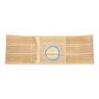 Image of Nu-Hope Nu-Form™ Support Belt, Original Flat Panel, 2-3/4" Stoma, 9" Wide, Left, 1" From Bottom, Prolapse Strap, Large (36" to 41" Waist), Beige