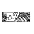 Image of Nu-Support Flat Panel Belt Prolapse Strap 3" Opening 4" Wide 36" - 40" Waist Large