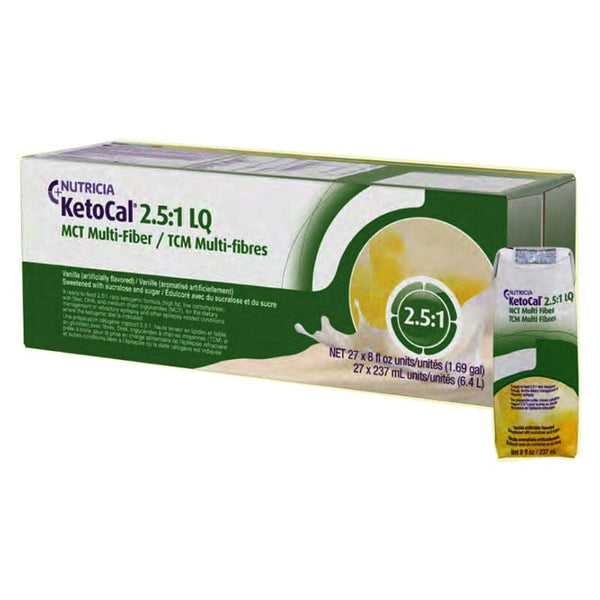 Nutricia KetoCal® 2.5:1 Liquid Ketogenic Formula, 8 oz, Vanilla