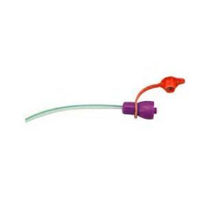 Image of Nutrisafe 2 PVC Feeding Tube with Radiopaque Line 16 Fr 49" (125cm) 11.96 mL Prime, Closed End
