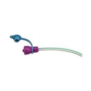 Image of Nutrisafe 2 PVC Feeding Tube with Radiopaque Line 8 Fr 49" (125cm) 2.25 mL Prime, Closed End