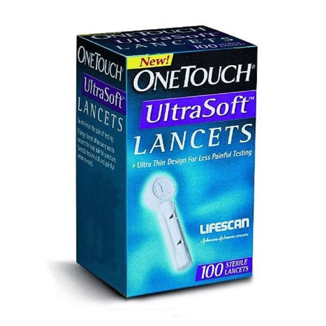 Image of OneTouch UltraSoft Lancet 28G - Box of 100