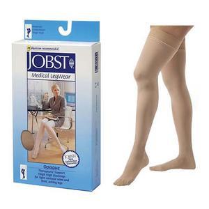 Image of Opaque Thigh-High, 30-40, Petite, Open, Natural, Small.