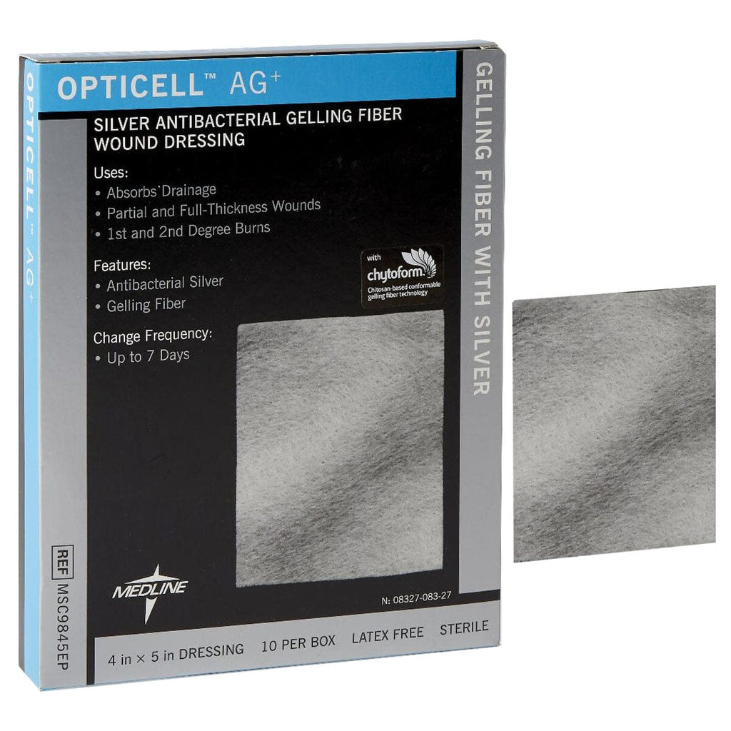 Optecell Rope Opticell® Ag+ Silver Antibacterial Gelling Fiber Wound Dressing, 4