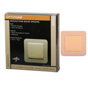 Image of Optifoam Adhesive Foam Dressing 4" x 4"