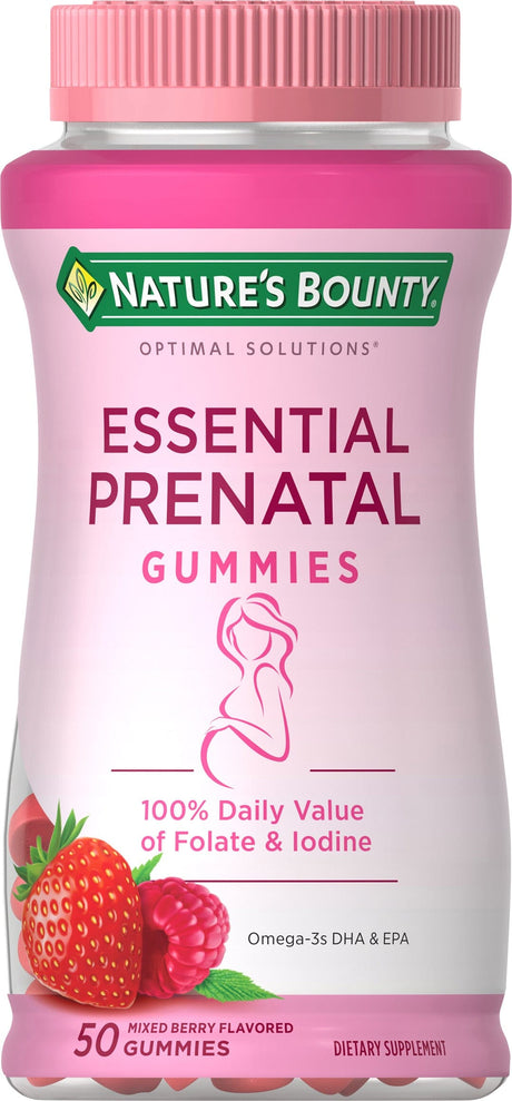 Image of Optimal Solutions Essential Prenatal Gummies, 50 ct