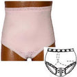 Image of OPTIONS Ladies' Basic with Built-In Barrier/Support, Pink, Right Stoma, Small 4-5, Hips 33" - 37"