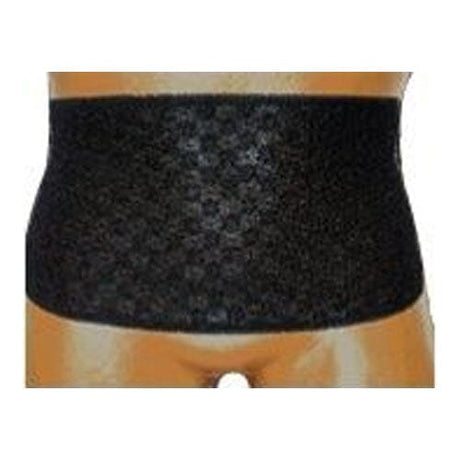 Image of OPTIONS Ladies' Brief with Open Crotch and Built-In Barrier/Support, Black, Center Stoma, X-Large 10, Hips 45" - 47"