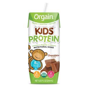 Image of Orgain Kids Protein Nutritional Shake, Chocolate, 8.25 fl oz
