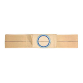 Image of Original Flat Panel Beige Support Belt Prolapse Strap 2-7/8" x 3-3/8" Center Opening 4" Wide 32" - 35" Waist Medium