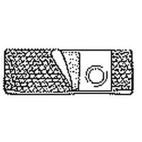 Image of Original Flat Panel Support Belt Prolapse Strap 2-3/8" Opening 1" From Bottom 6" Wide 36" - 40" Waist Large, Left