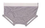 Image of Ostomy Support Barrier Brief 880 with Snaps, White, Left, Size 8/9, Large