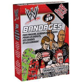 Image of Ouchies WWE Adhesive Bandages 30 ct