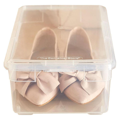 Image of Our Shoe Box with Lid, Clear