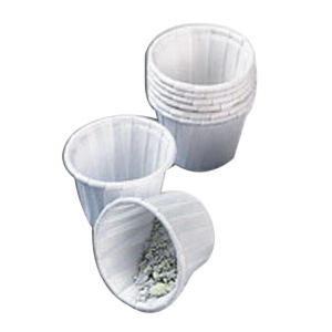 Image of Paper Souffle Cup, 1/2 oz., Regular, White, 250 Cups Per Tube.
