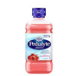 Image of Pedialyte® Ready-to-Feed Strawberry 1L Bottle, Low Osmolality, Oral Electrolyte Maintenance Solution