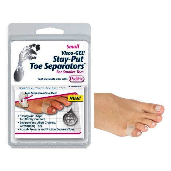 Pedifix® Visco-GEL® Stay-Put Toe Separators™ Toe Separator, Small